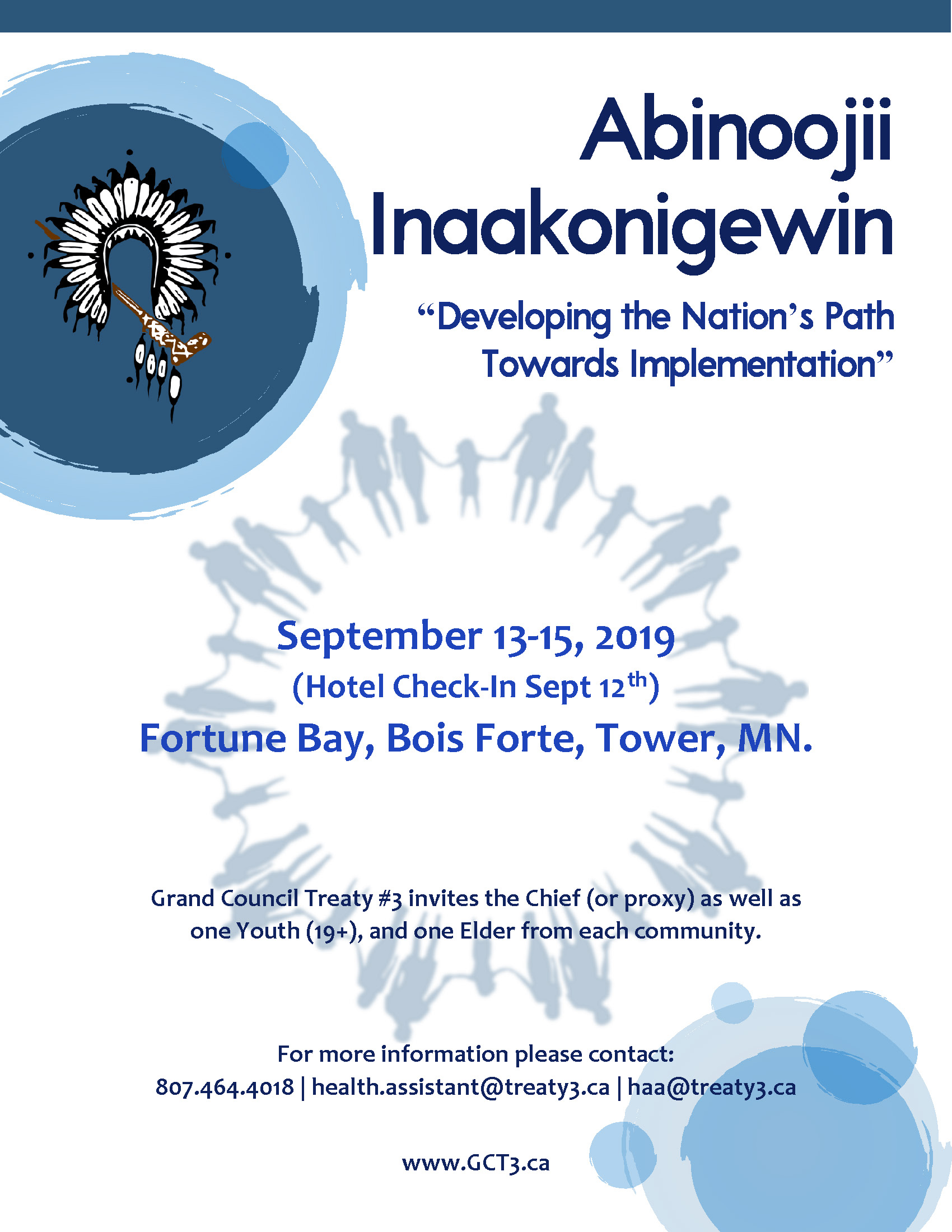 Abinoojii Inaakonigewin "Developing the Nation's Path towards Implementation" (REGISTRATION CLOSED)