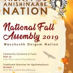 Treaty #3 National Fall Assembly 2019