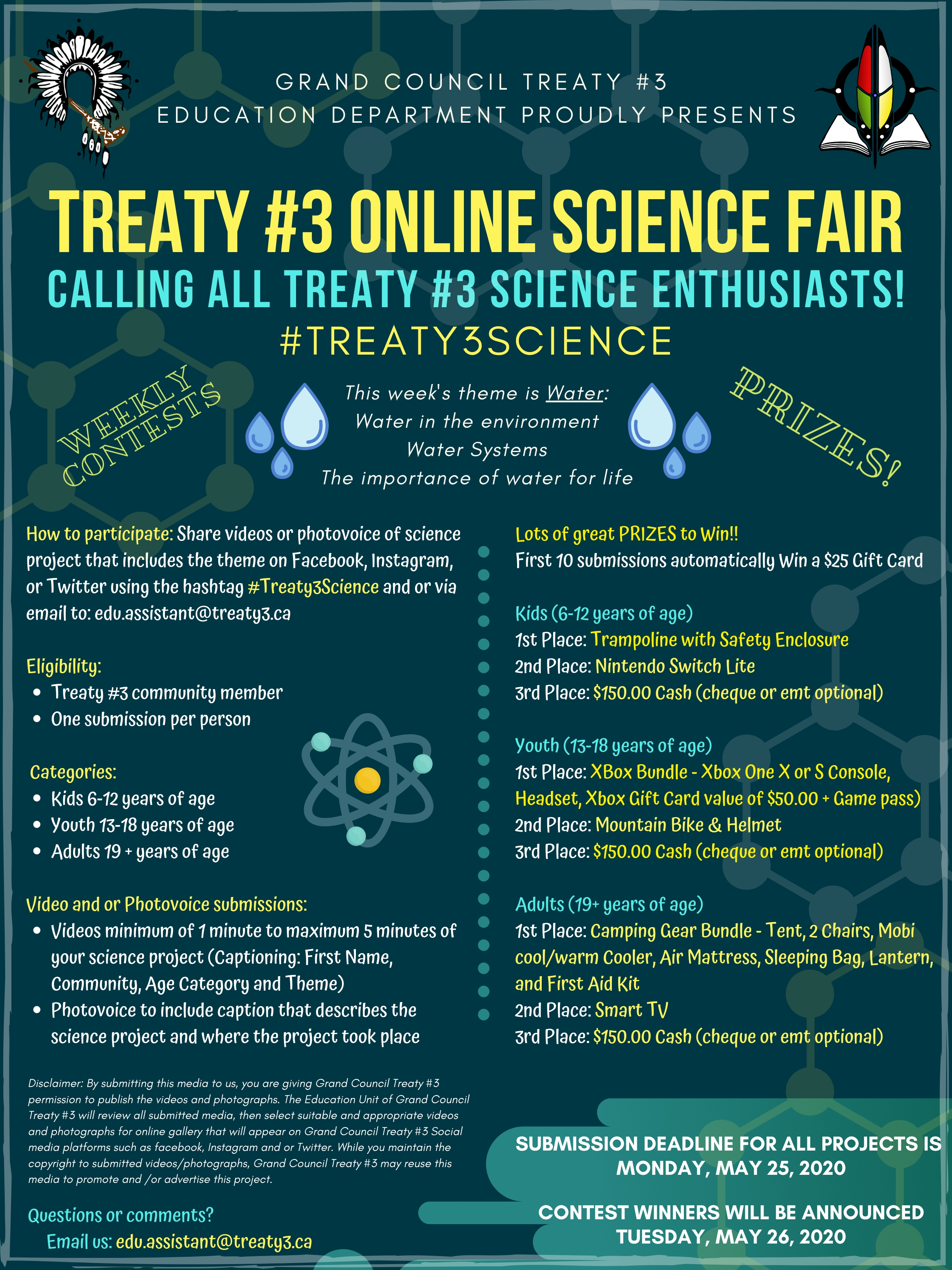 Treaty#3 Online Science Fair Weekly Contest