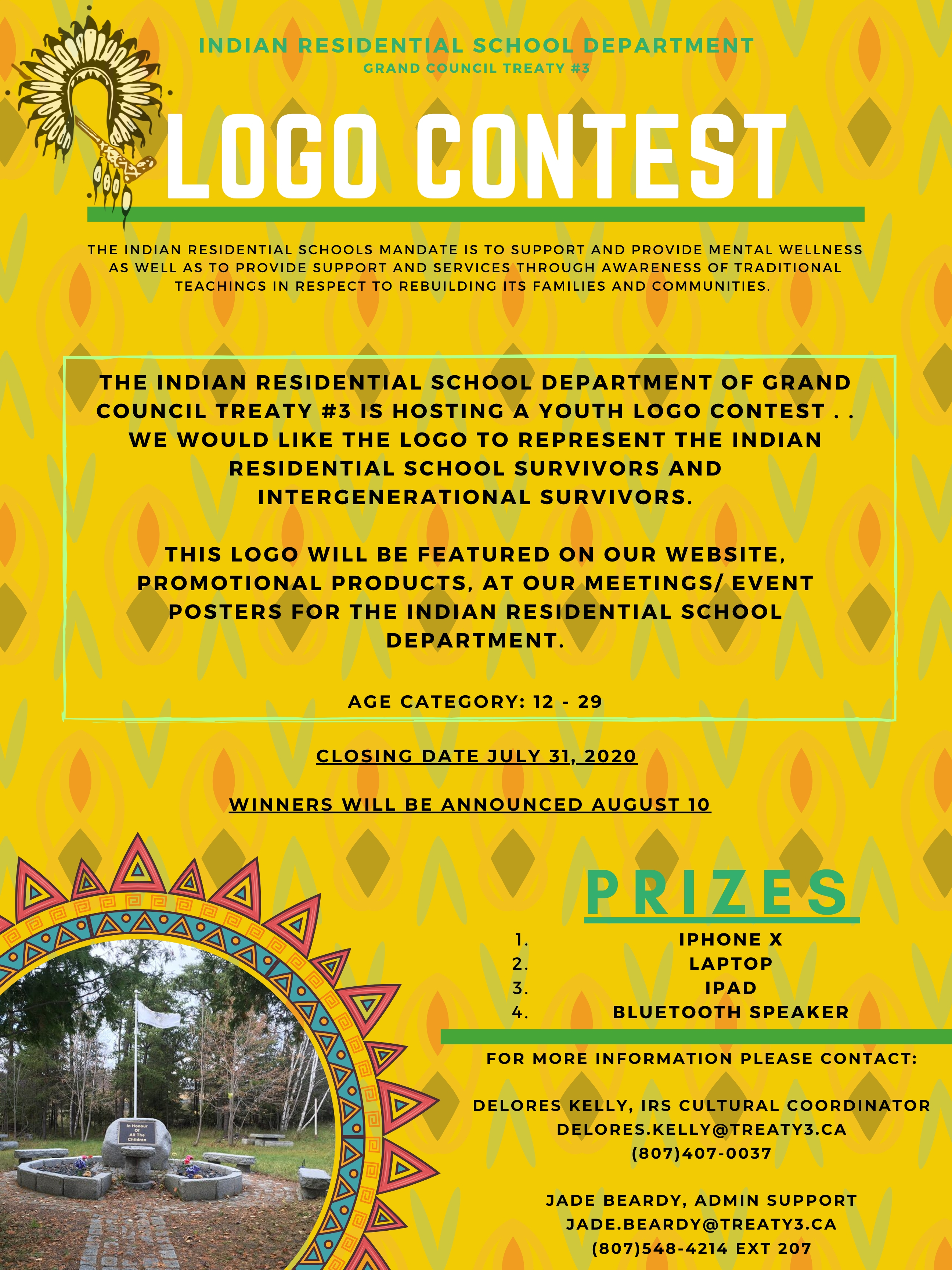 Logo Contest for the GCT3 Indian Residential School Department