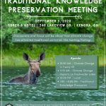 Traditional Knowledge Preservation Meeting