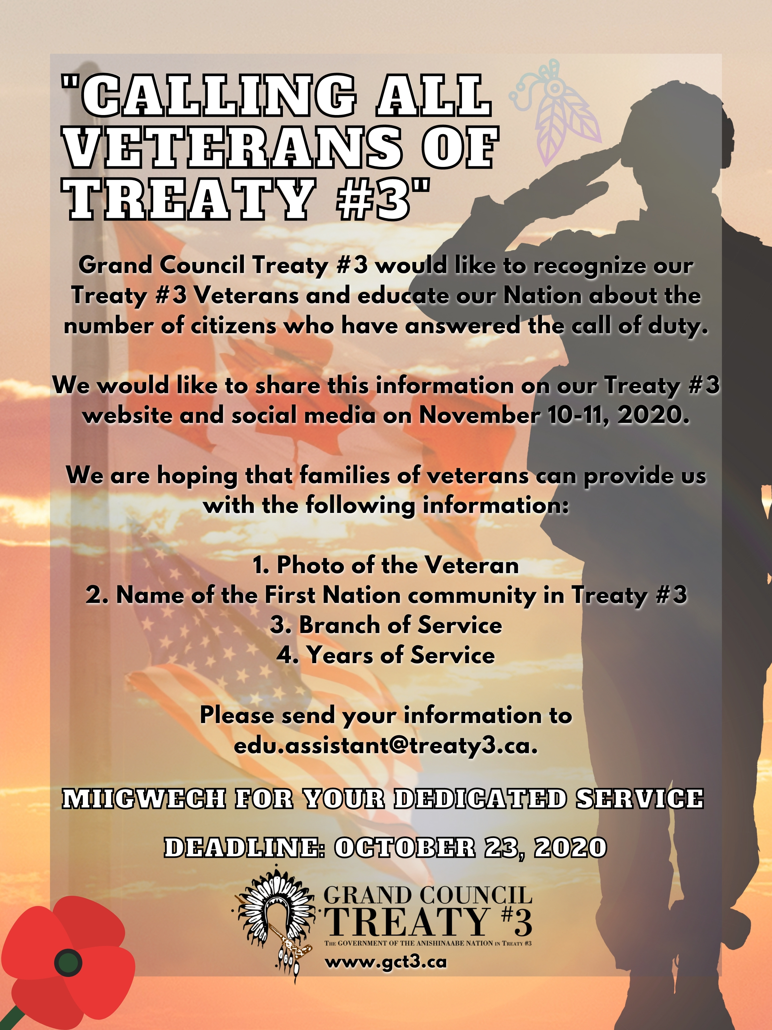 Calling All Veterans of Treaty #3