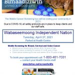 Mobile Cancer Screening Coach (Bus) - Wabaseemoong