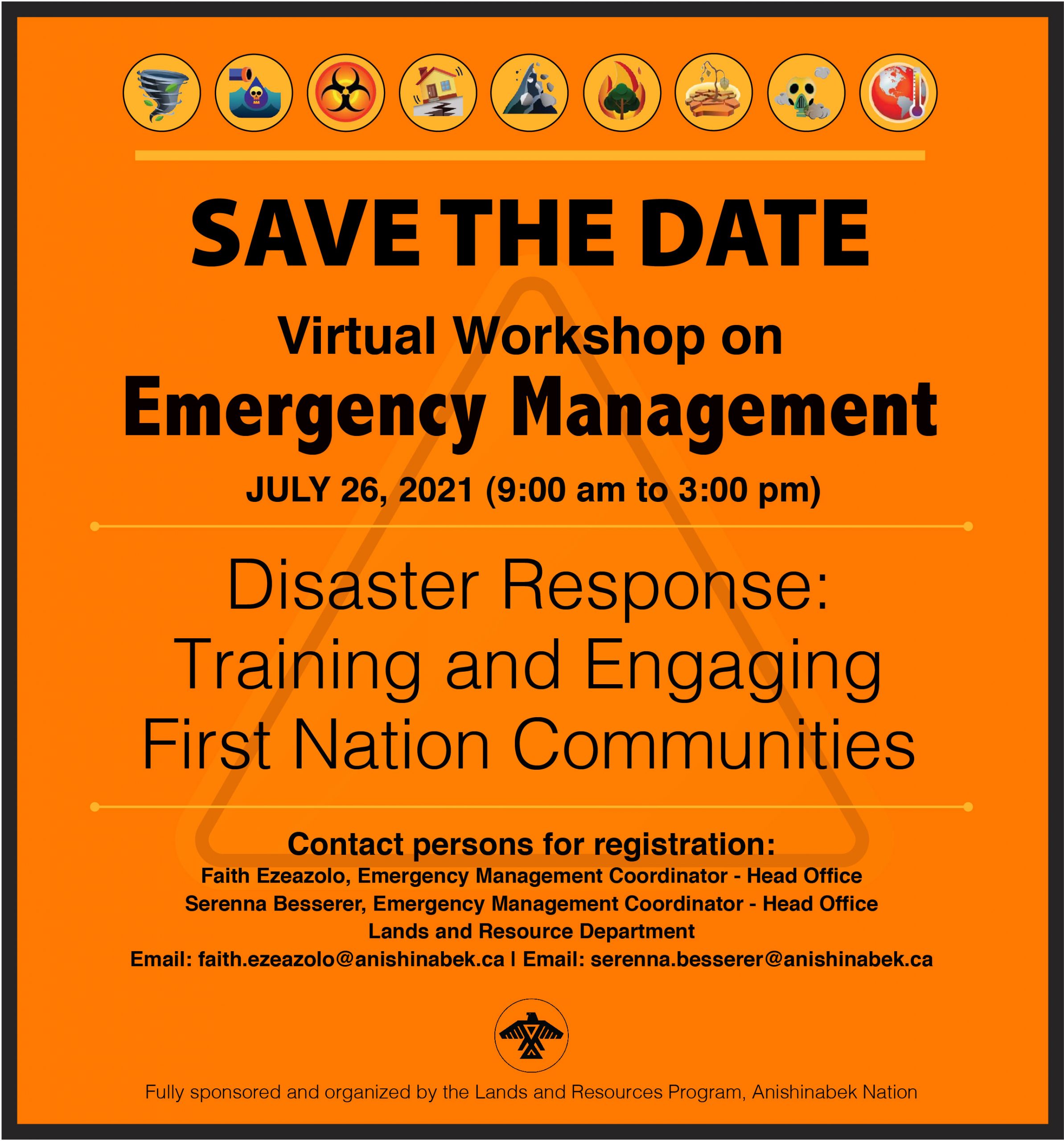 Virtual Workshop on Emergency Management