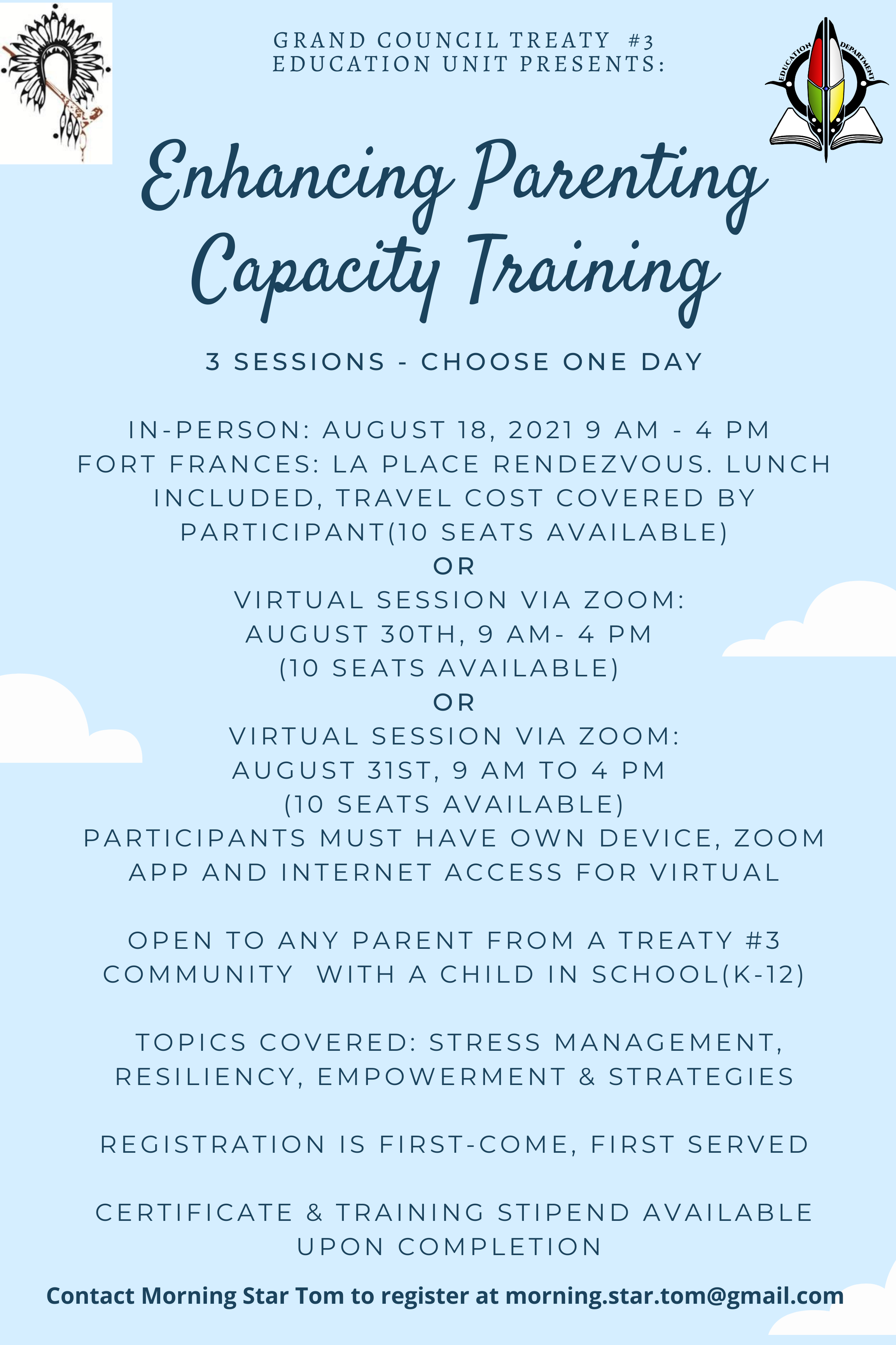 Enhancing Parenting Capacity Training