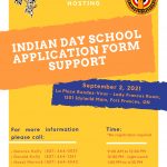 Indian Day School Application Form Support