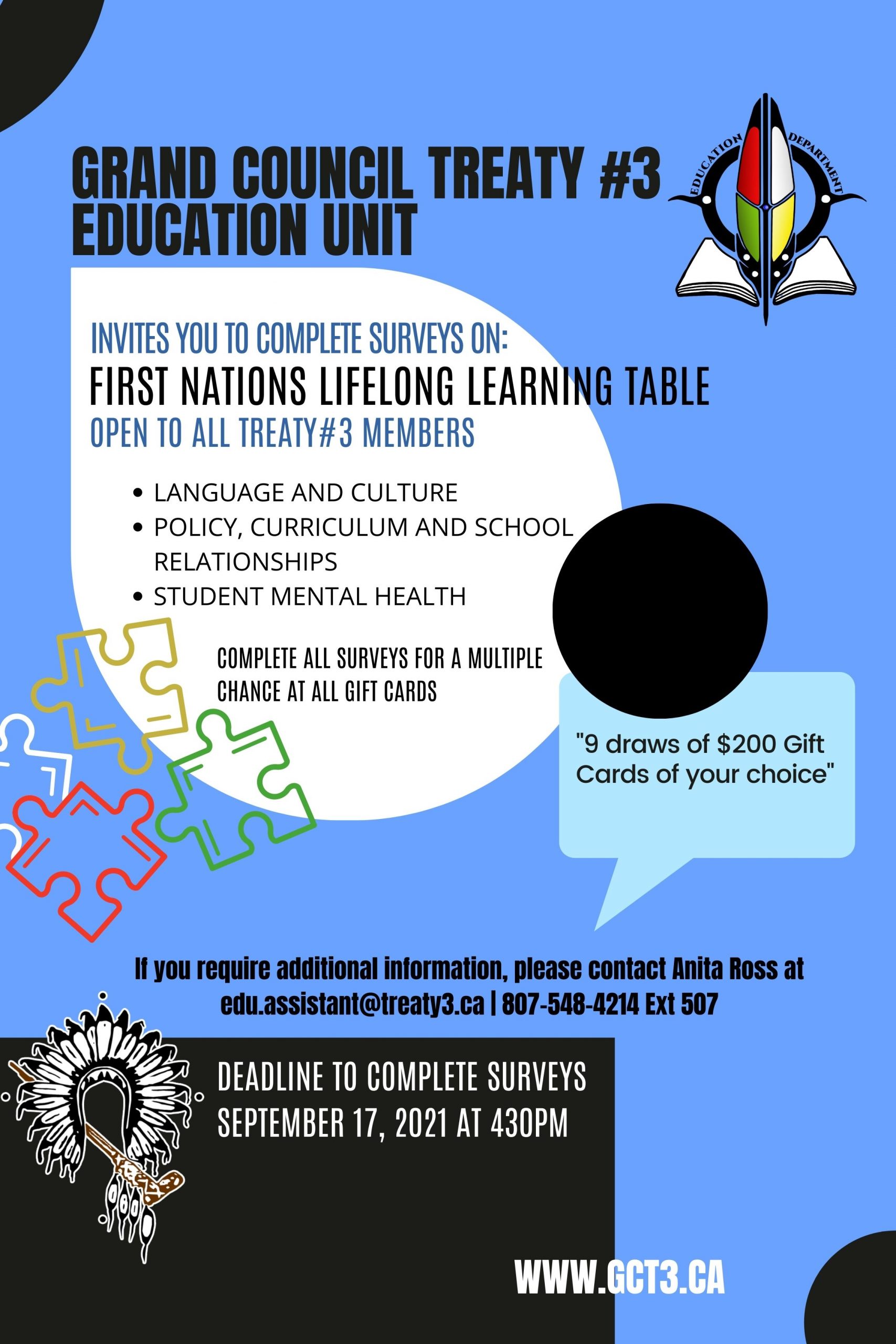 First Nations Lifelong Learning Table Surveys