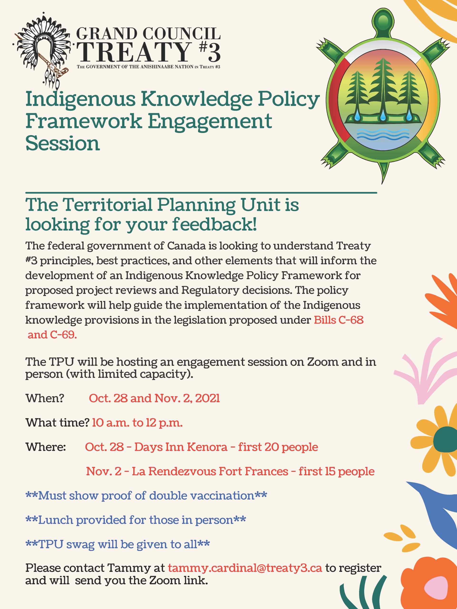 Indigenous Knowledge Policy Framework Engagement Session