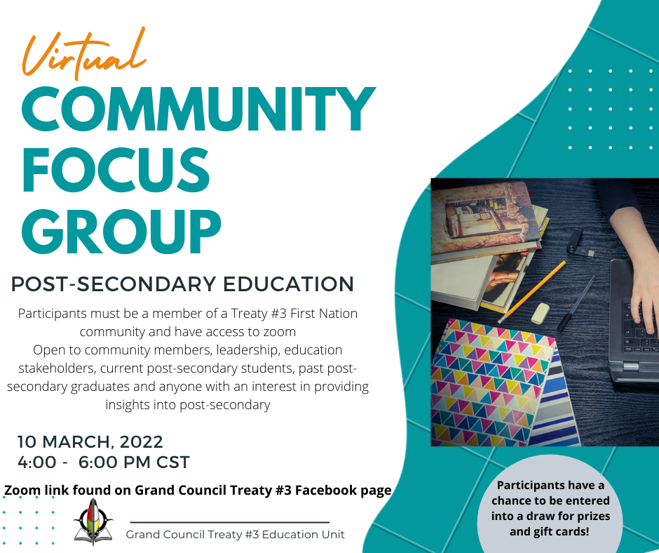 Virtual Community Focus Group on Post-Secondary Education