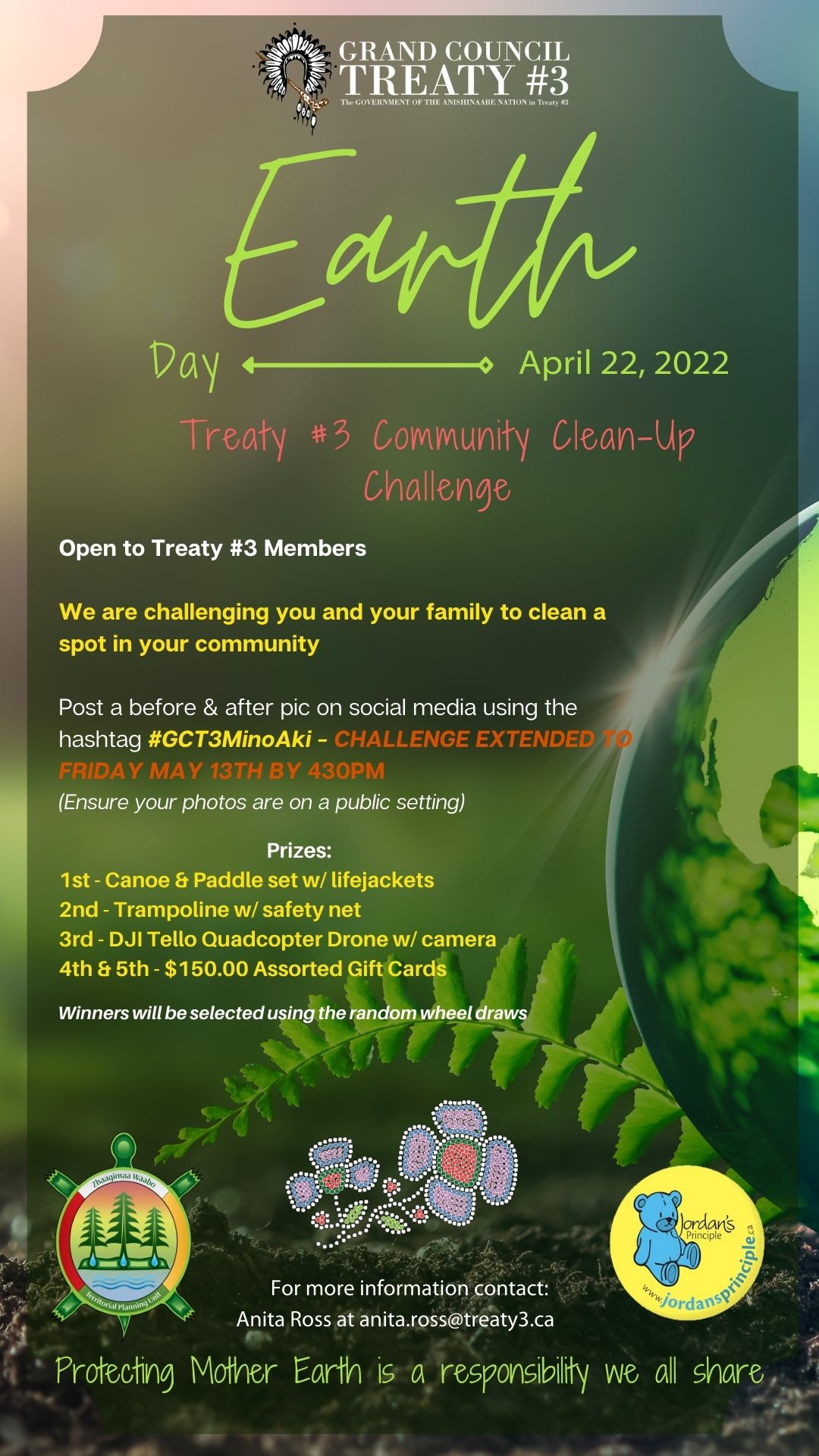 Earth Day - Treaty #3 Community Clean-Up Challenge (DEADLINE EXTENDED!)