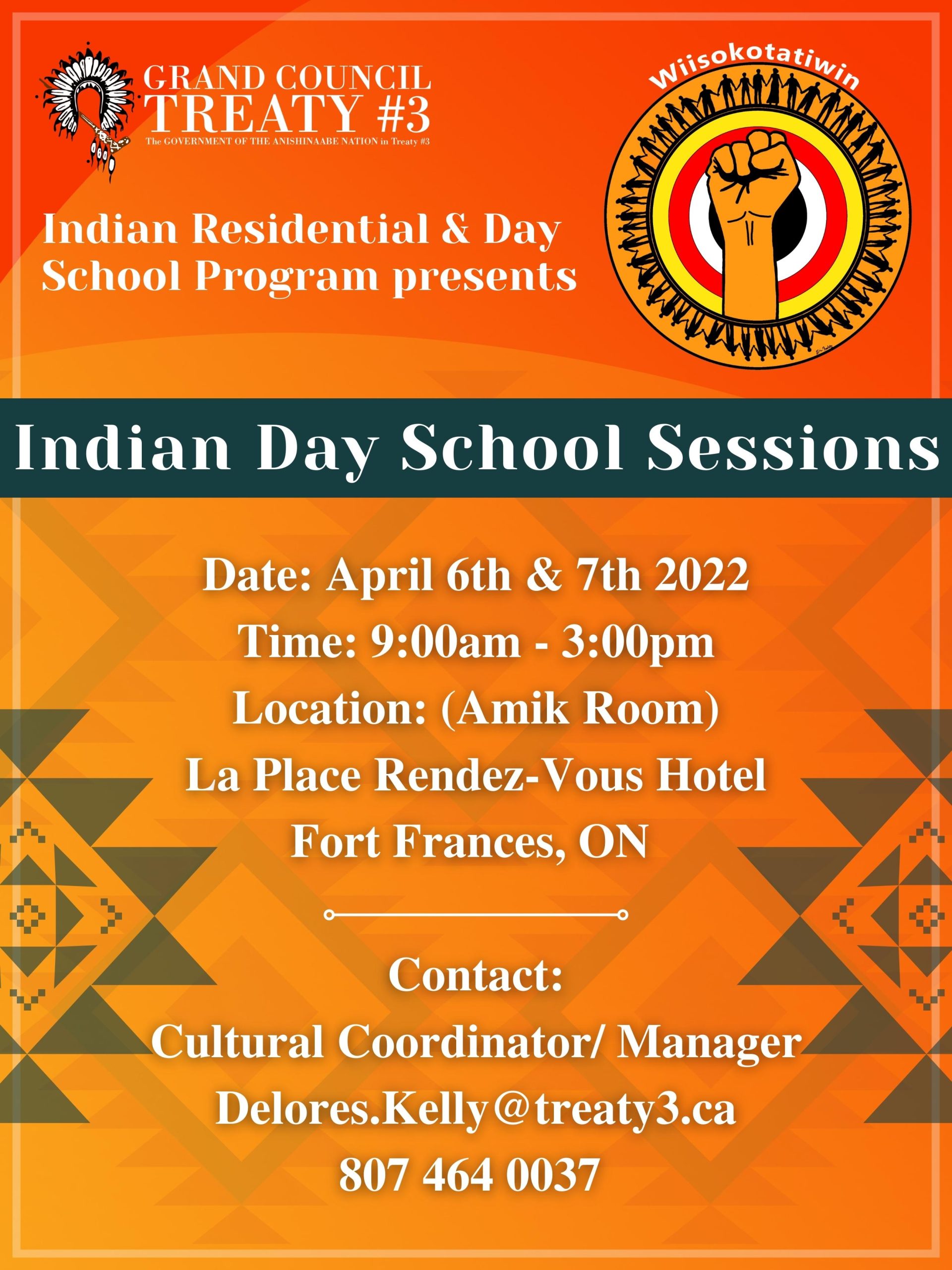 Indian Day School Sessions
