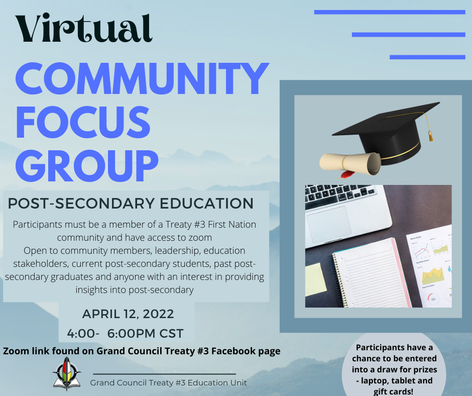 Virtual Community Focus Group on Post-Secondary Education