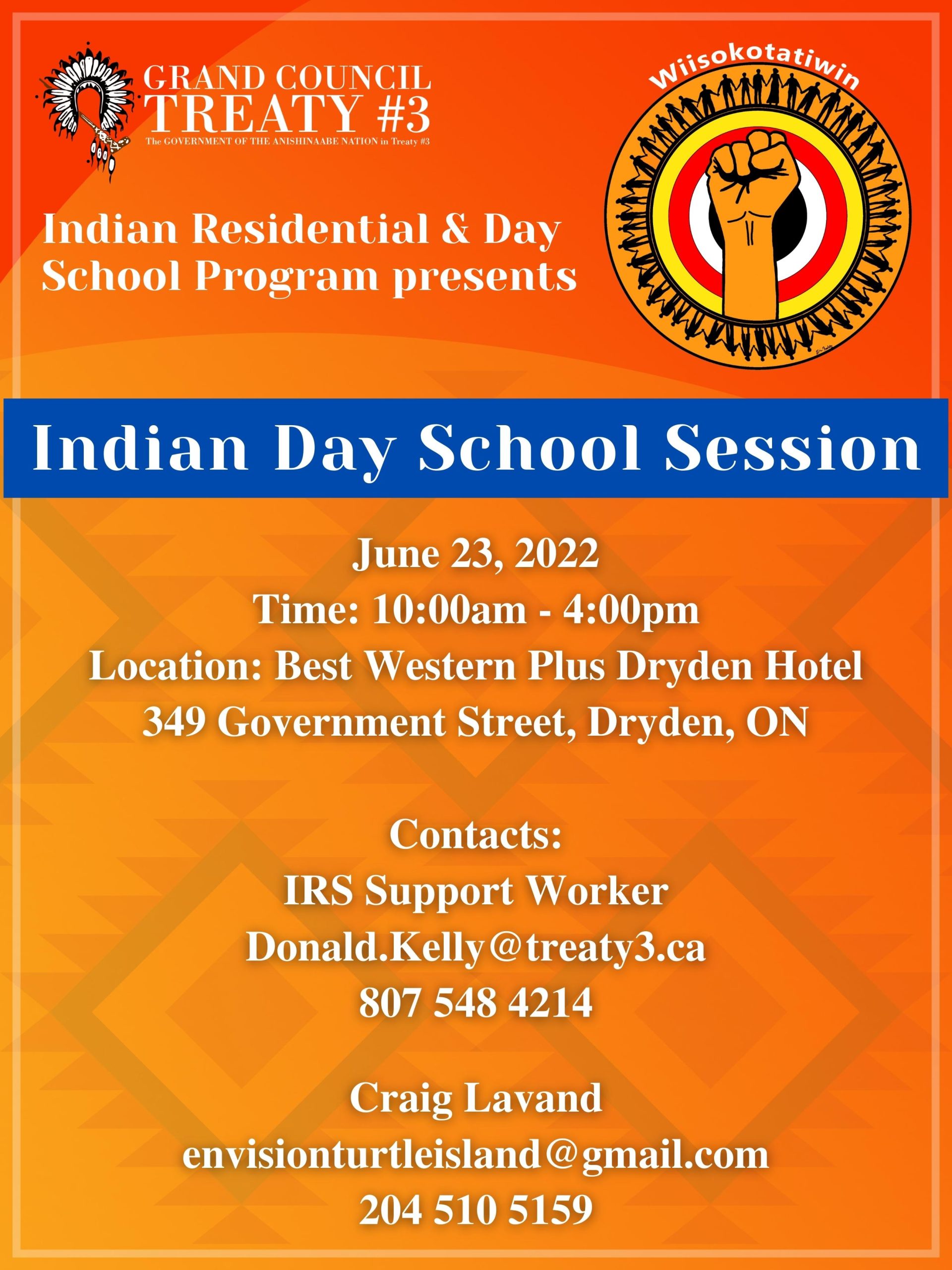 Indian Day School Session