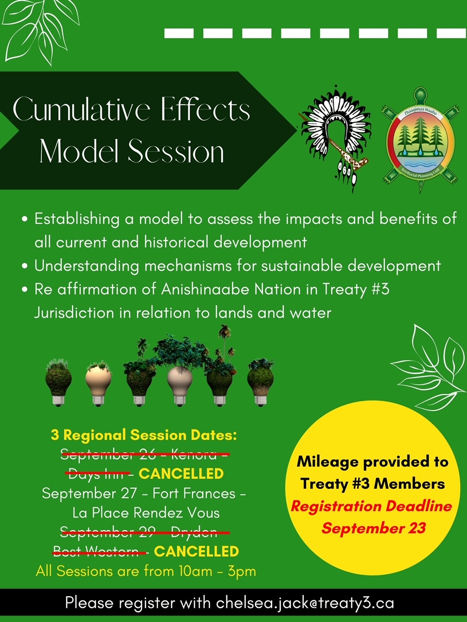 Cumulative Effects Model Session (Fort Frances)