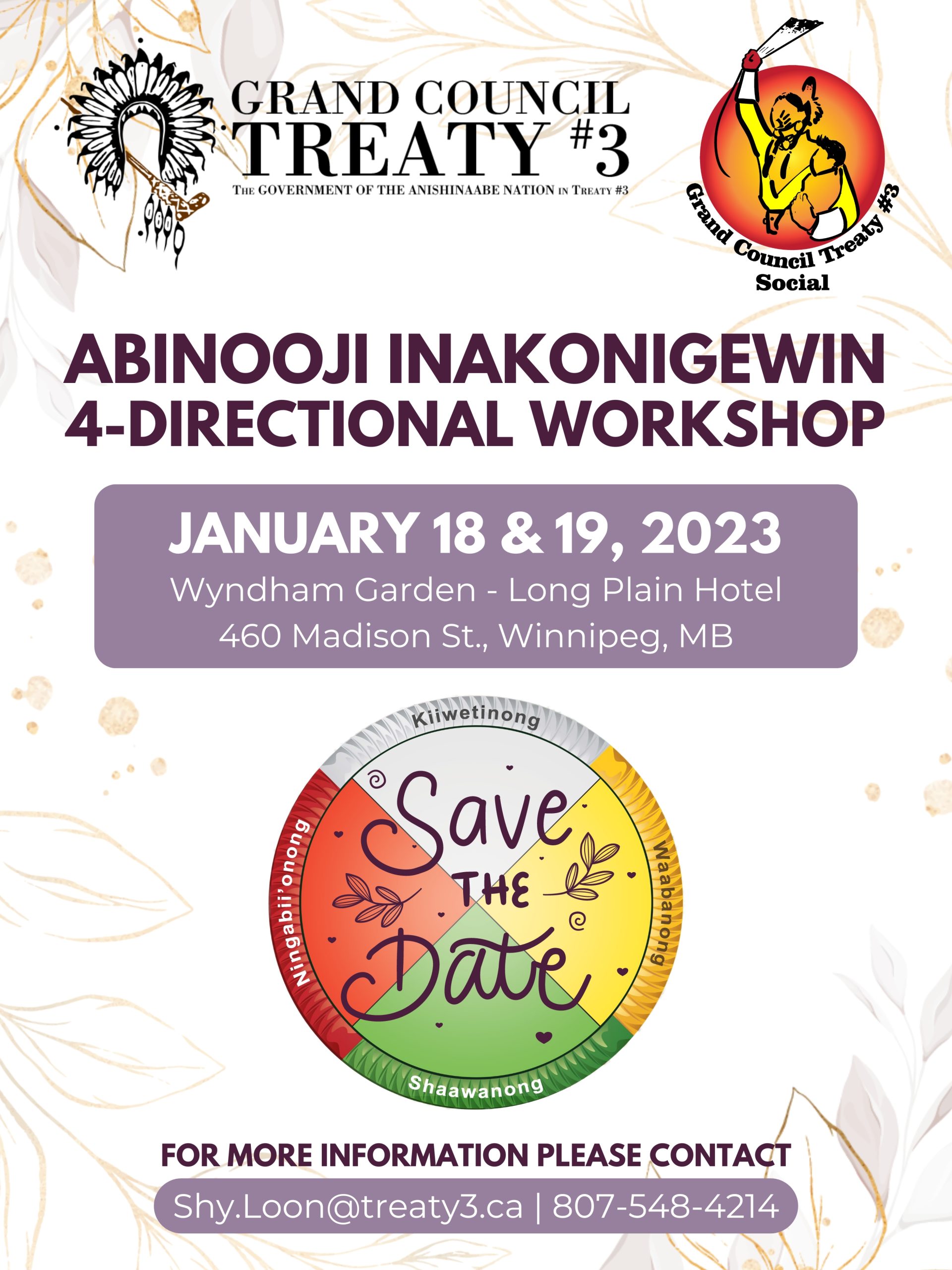 Abinoojii Inakonigewin 4-Directional Workshop