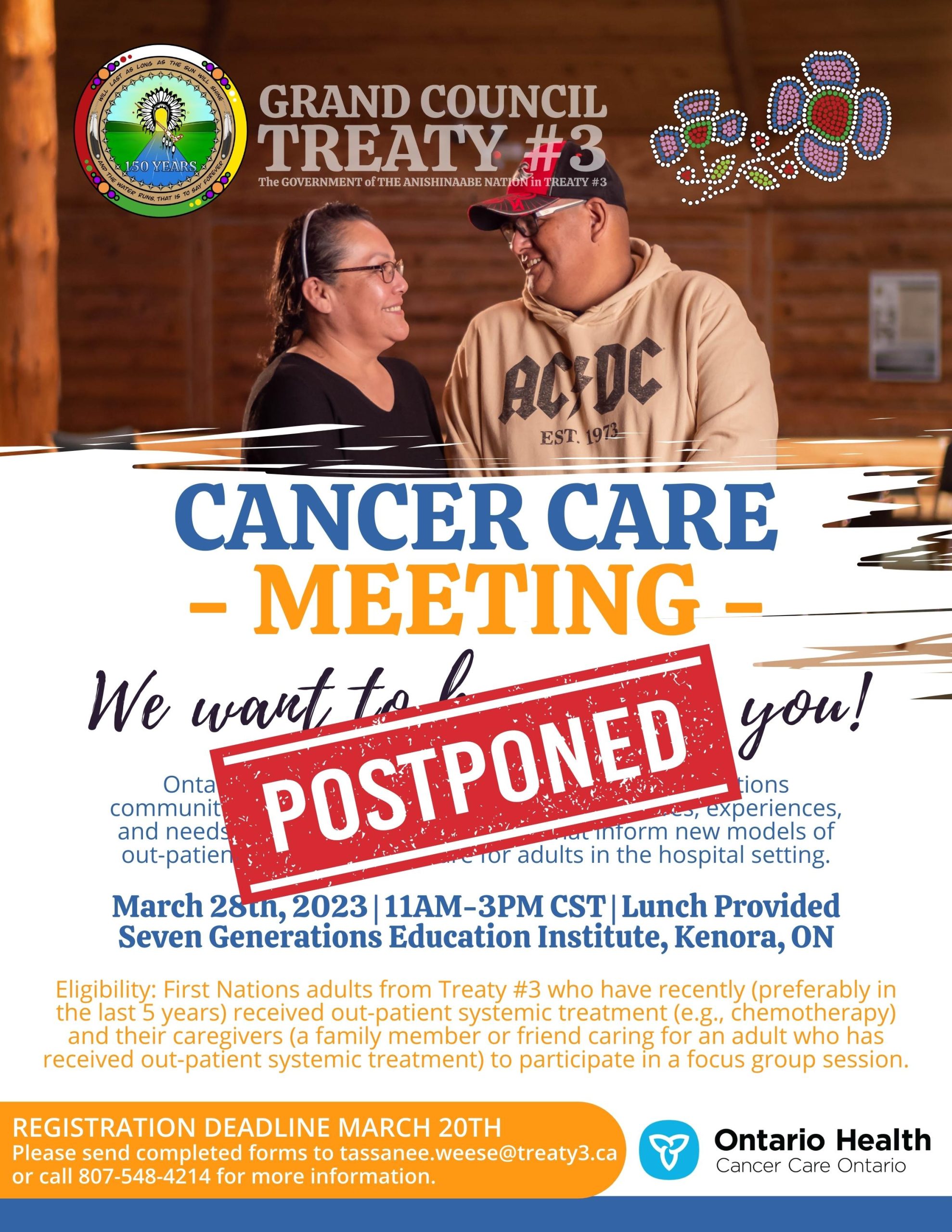 Cancer Care Meeting (POSTPONED)