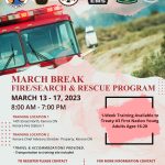 March Break Fire/Search & Rescue Program (Registration Full)