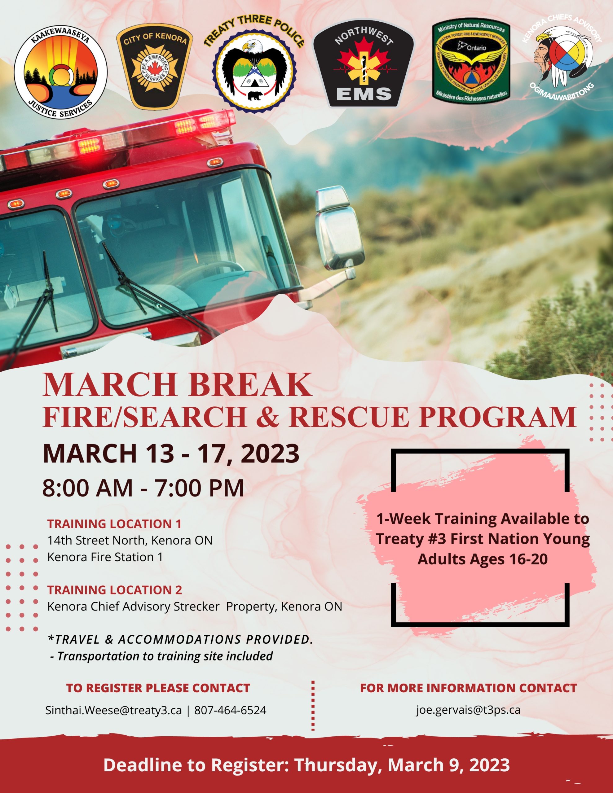 March Break Fire/Search & Rescue Program (Registration Full)