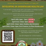 Developing an Anishinaabe Health Law Regional Sessions