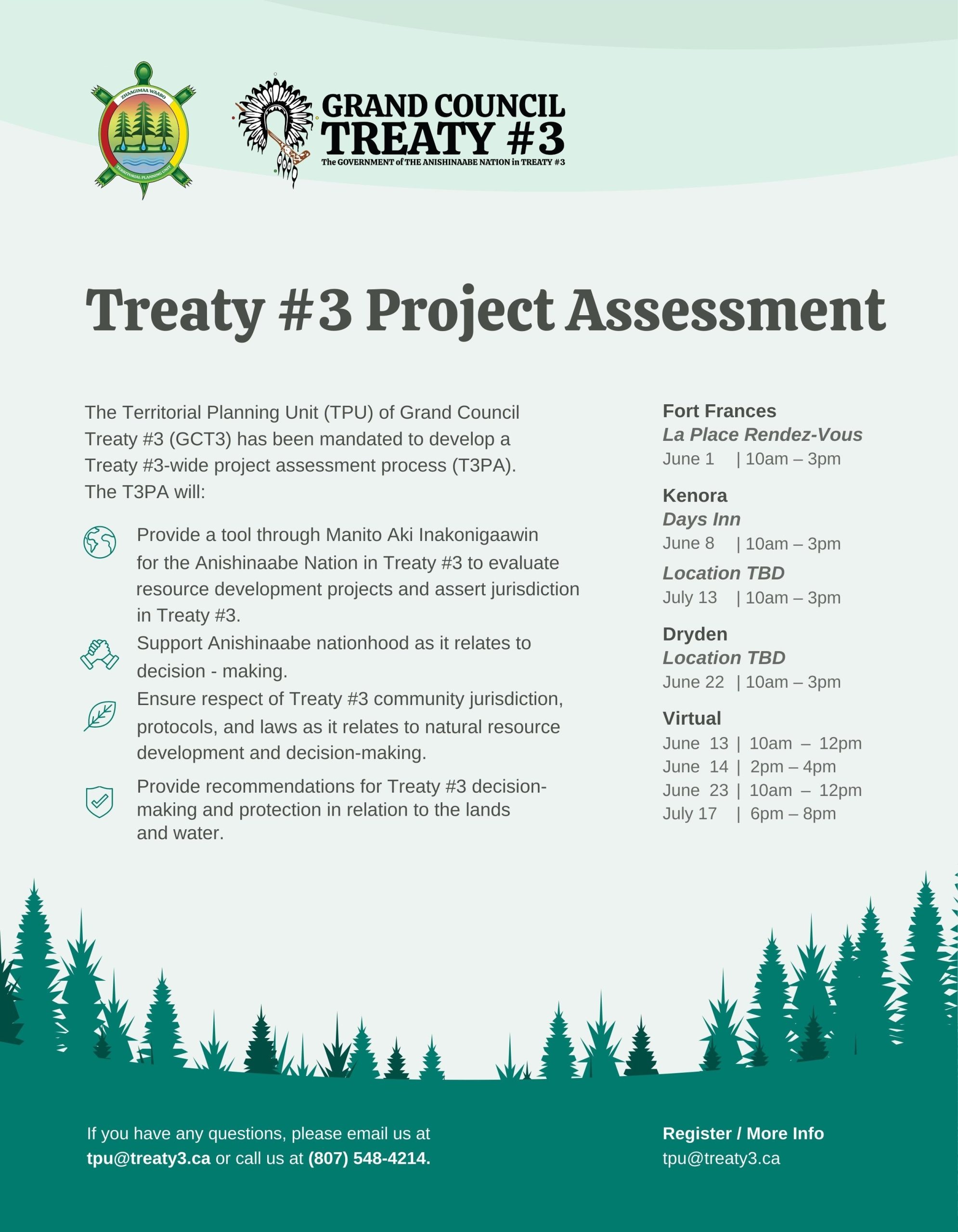Treaty #3 Project Assessment