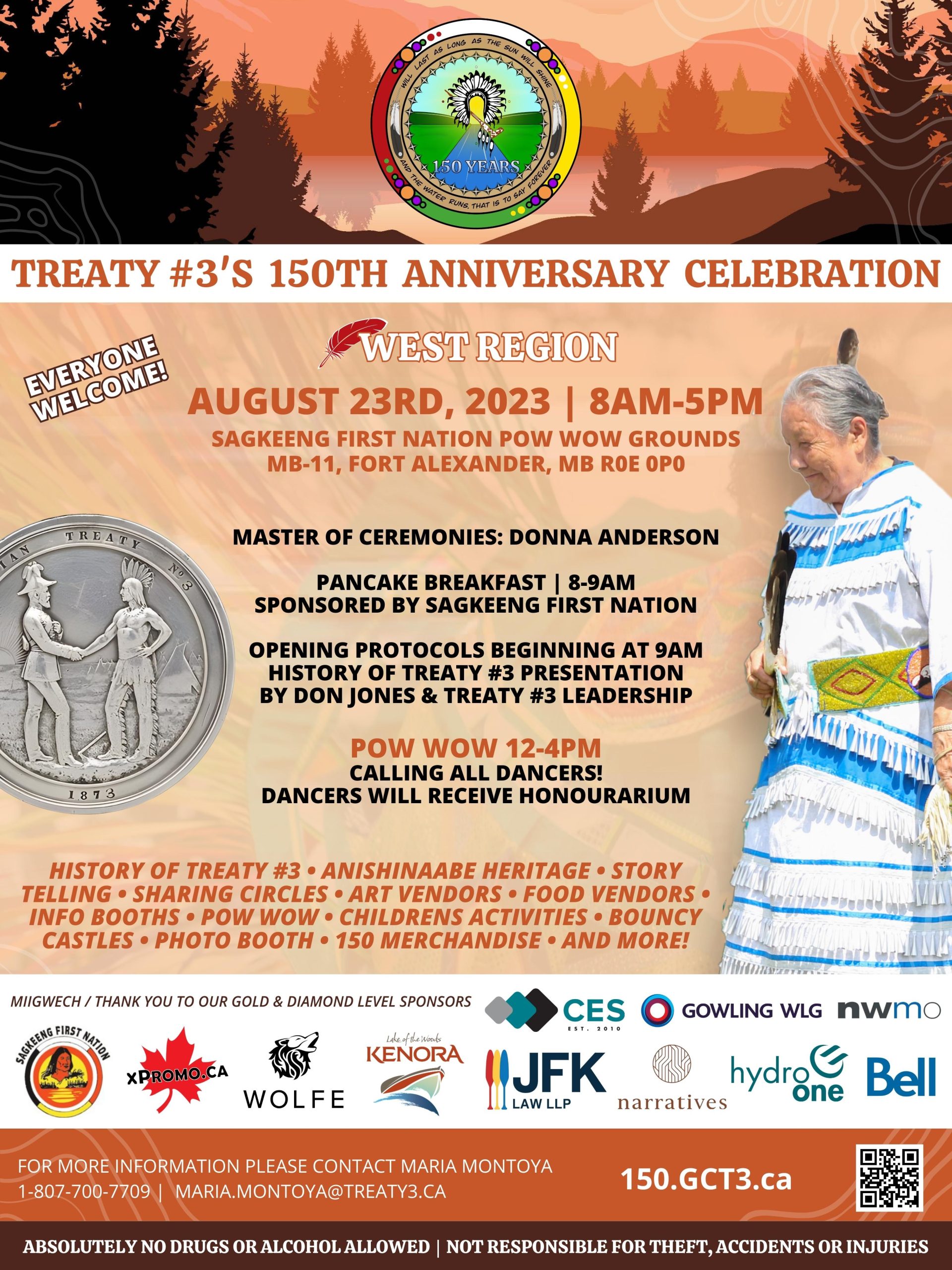 Treaty #3's 150th Anniversary Celebration (West Region)