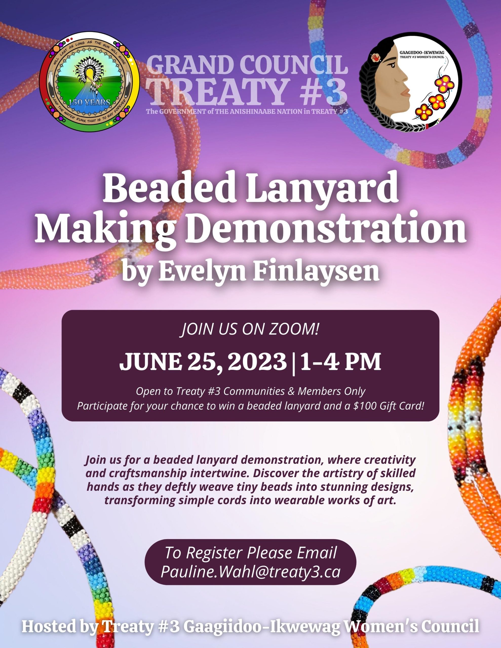Beaded Lanyard Making Demonstration