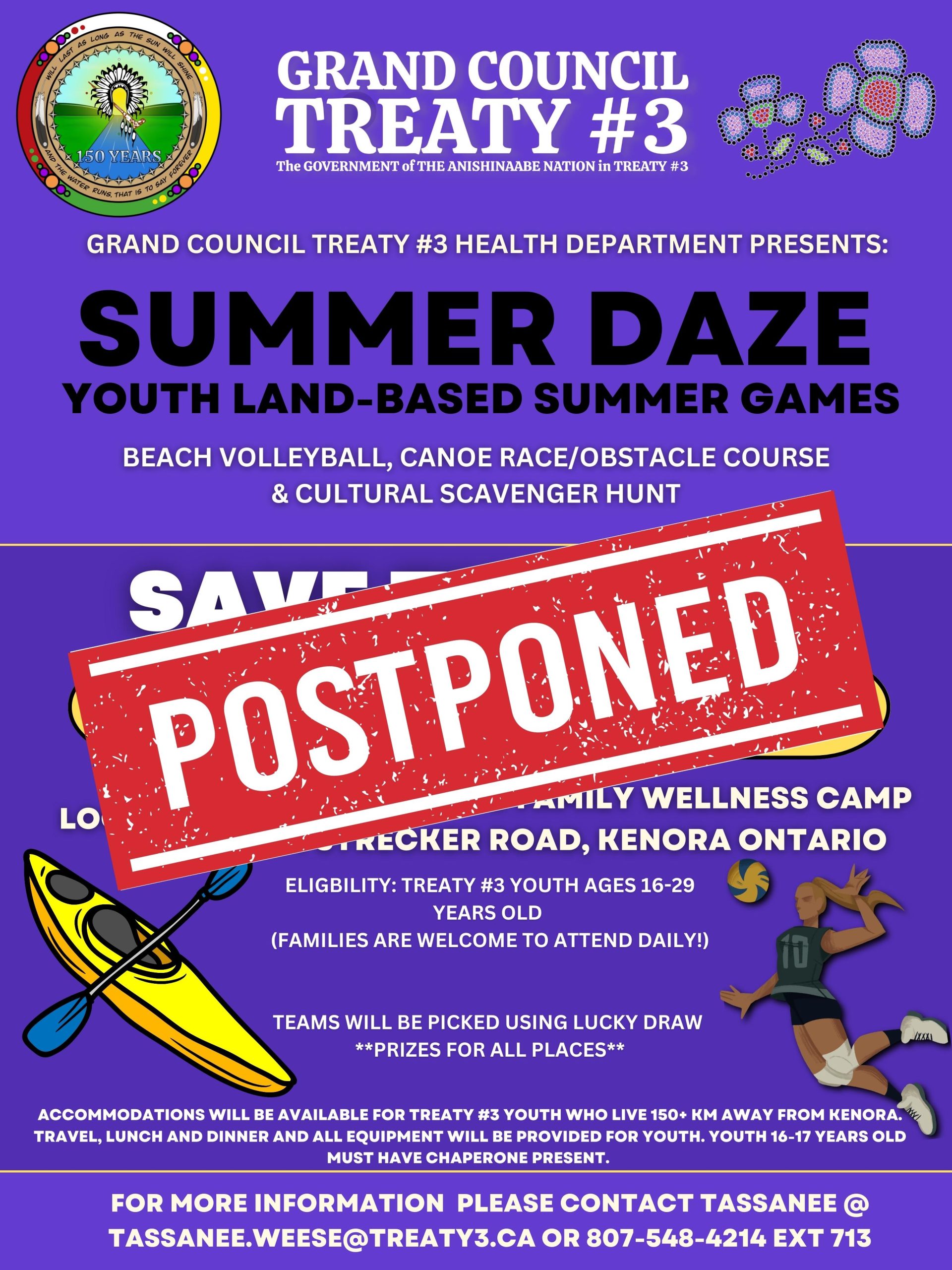 Summer Daze Youth Land-Based Summer Games (POSTPONED)