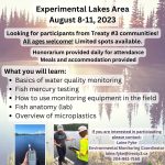 Treaty #3 Environmental Monitoring Workshop