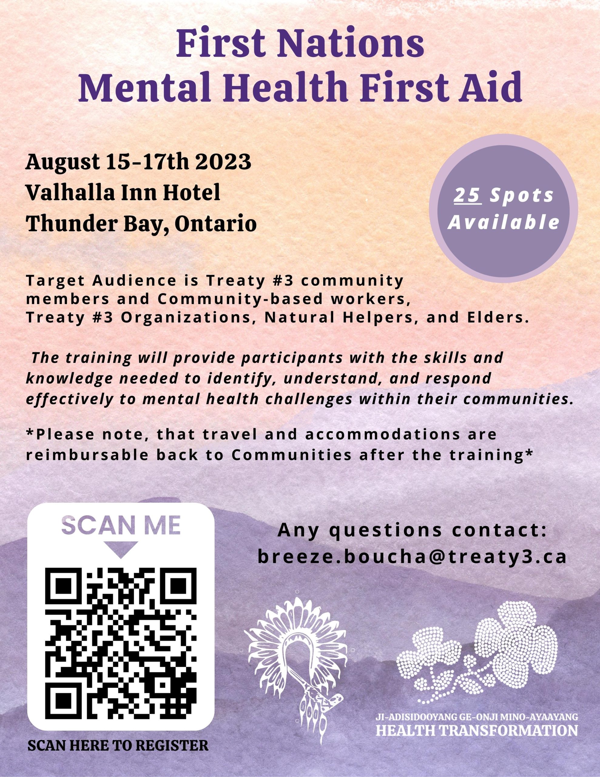First Nations Mental Health First Aid Training