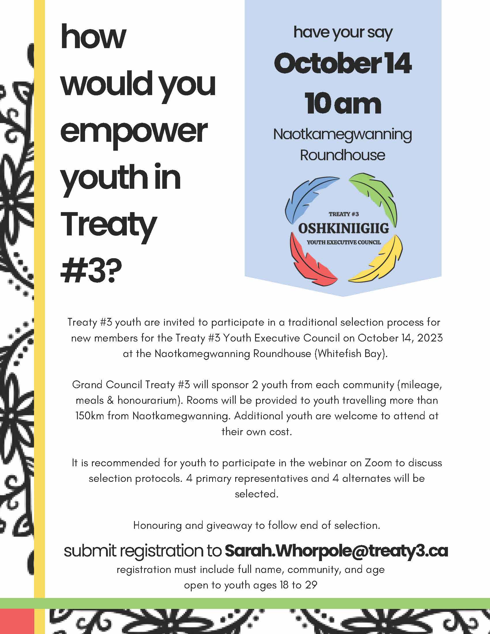 Treaty #3 Youth Executive Council Traditional Selection