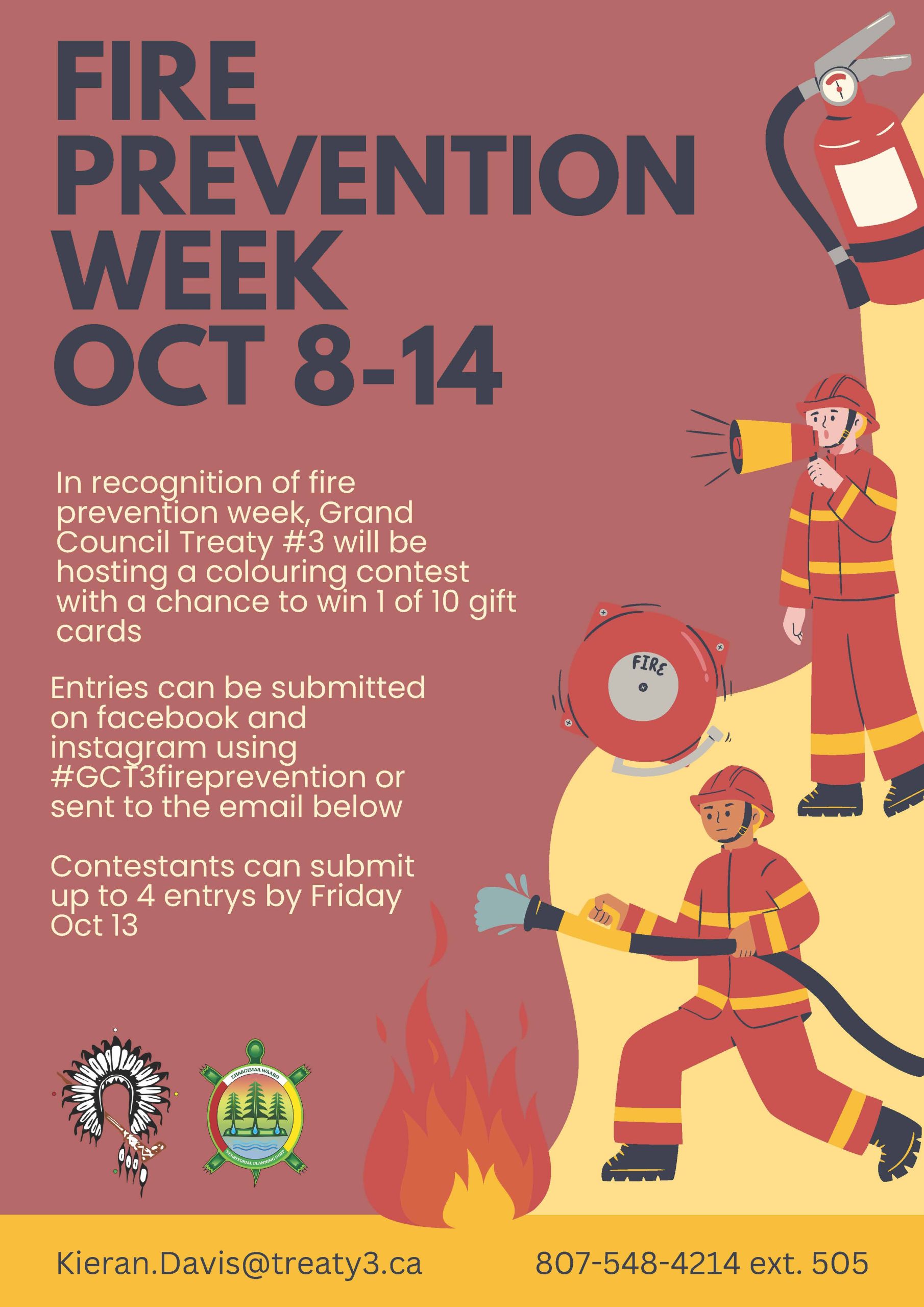 Fire Prevention Week 2023 - GCT#3 Colouring Contest 