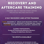 Recovery and Aftercare Training