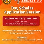 Day Scholar Application Session (Kenora)