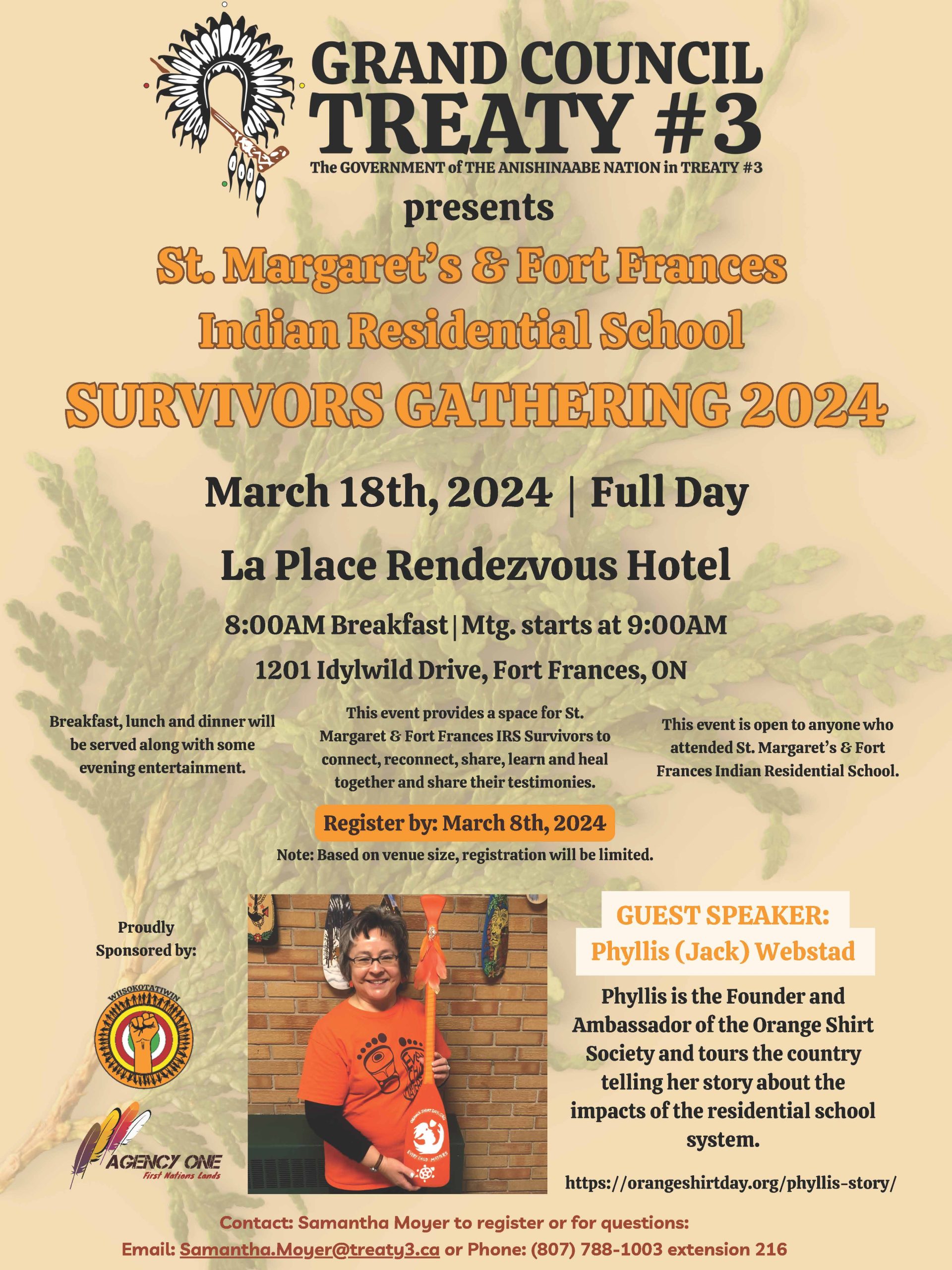 St. Margaret’s & Fort Frances Indian Residential School Survivors Gathering 2024