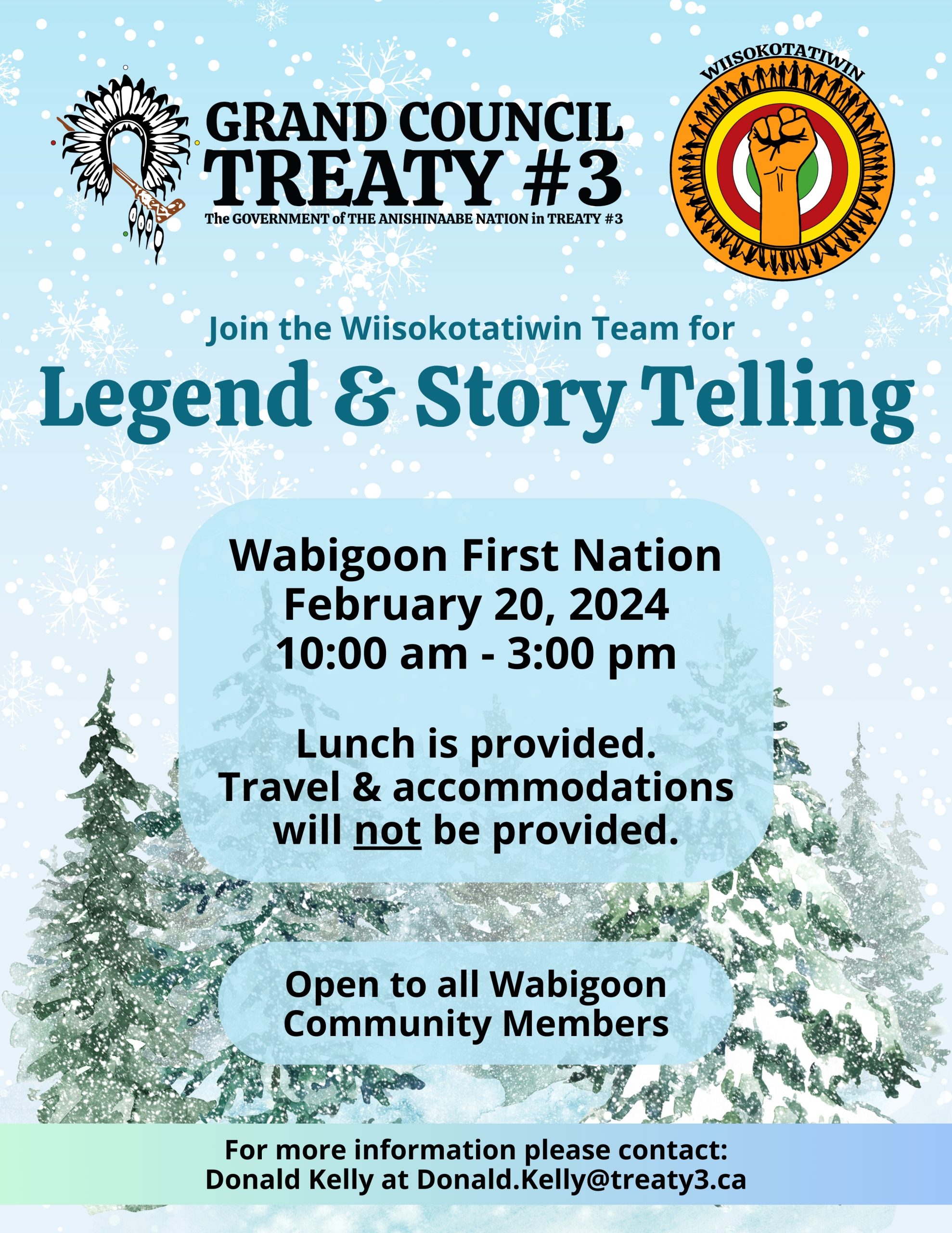 Legend & Story Telling (Wabigoon Lake Ojibway Nation)
