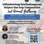 Ishkaabewisag Gawiisokaagewad “Helpers that help Communities” 3rd Annual Gathering