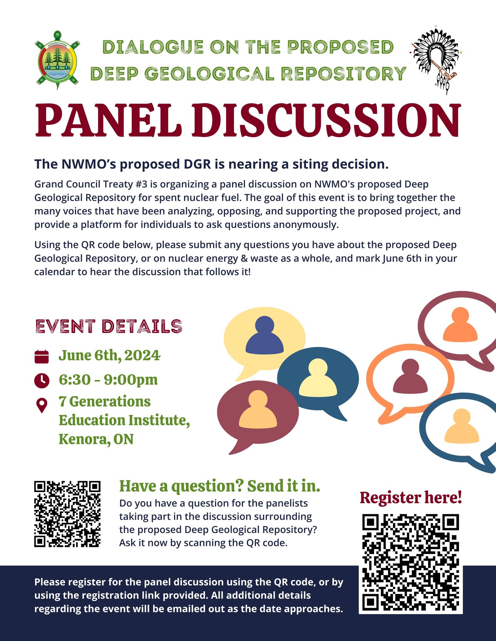 Panel Discussion on the proposed Deep Geological Repository