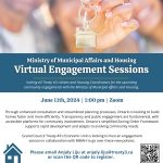 Ministry of Municipal Affairs and Housing Virtual Engagement Session