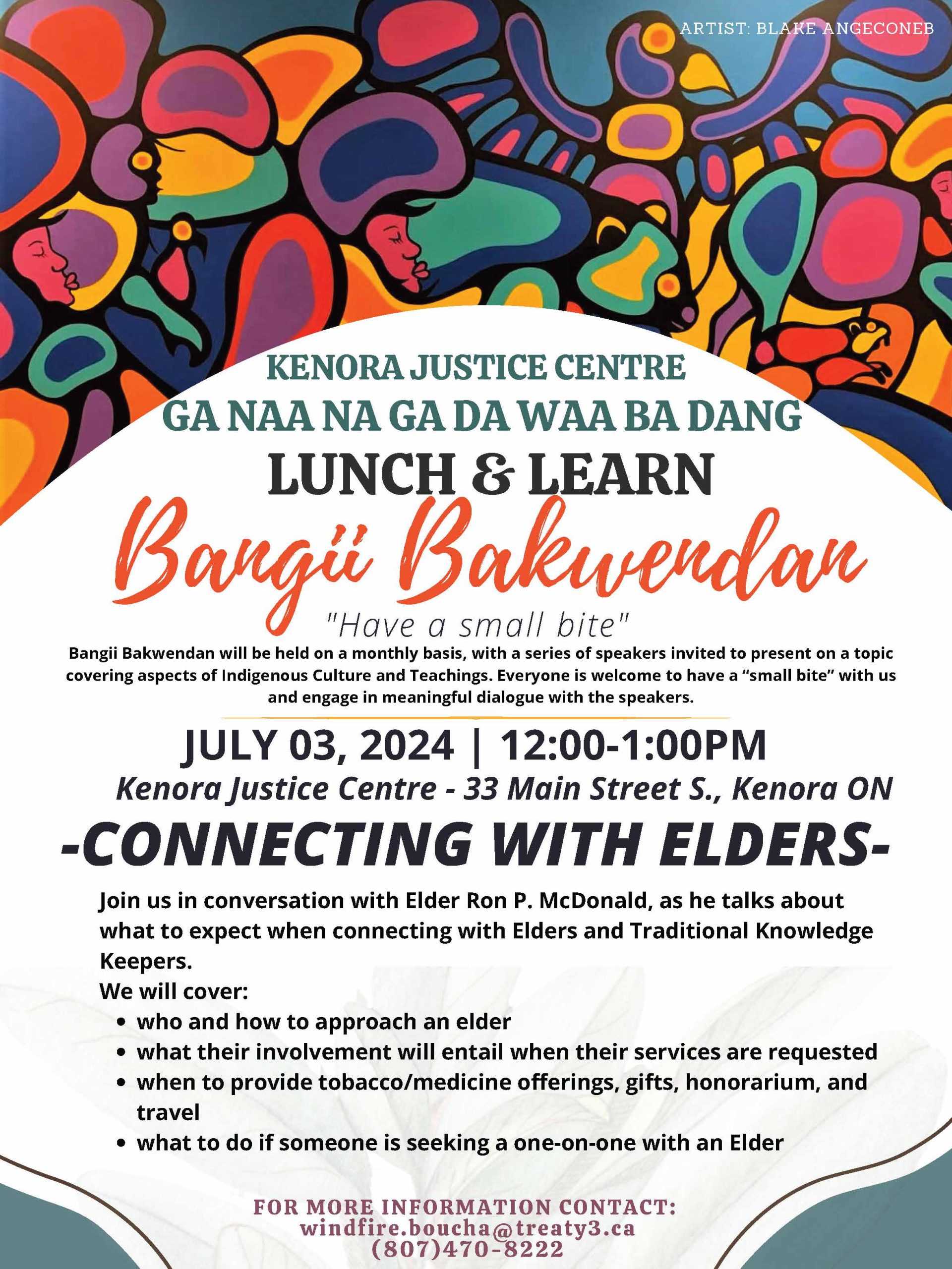 Lunch & Learn - Connecting with our Elders