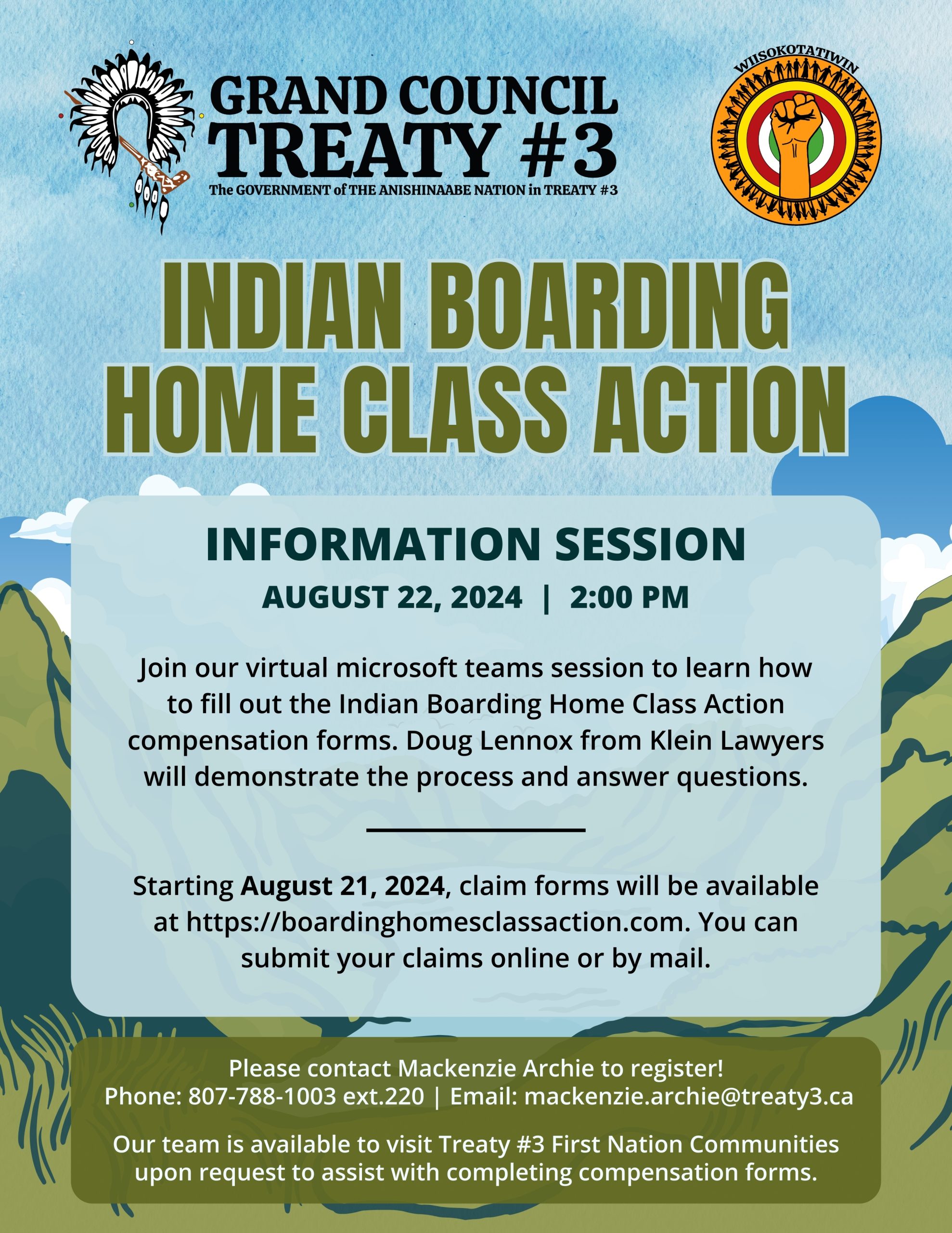 Indian Boarding Home Class Action Information Session