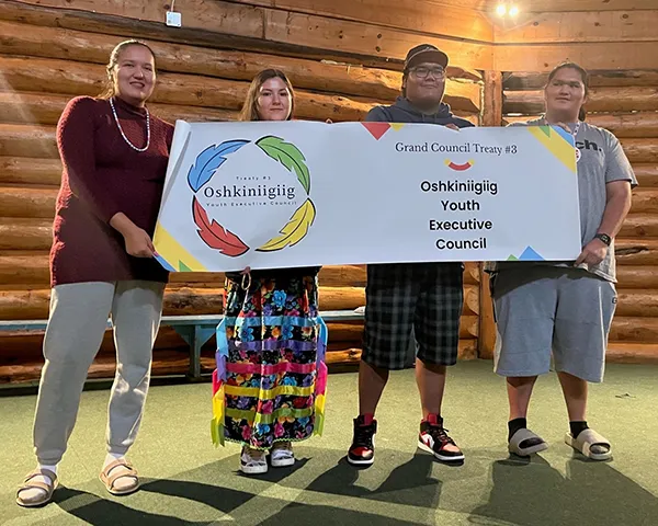 Ogema Paypompee (Naotkamegwanning), Misty Castle (Asubpeeschoseewagong), Jordan Jack (Wauzhushk Onigum), Drae Greene (Naongashiing)