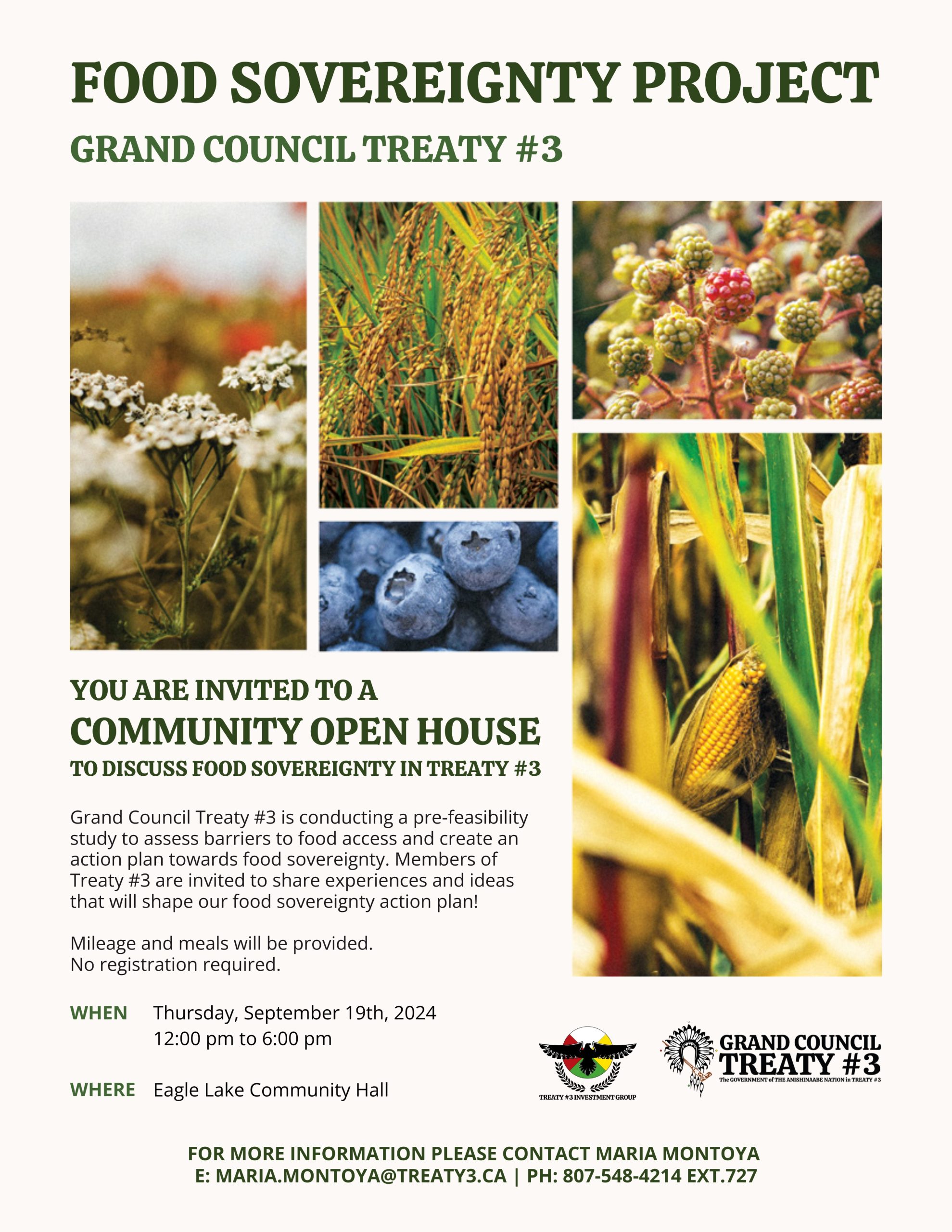 Community Open House: Food Sovereignty in Treaty #3