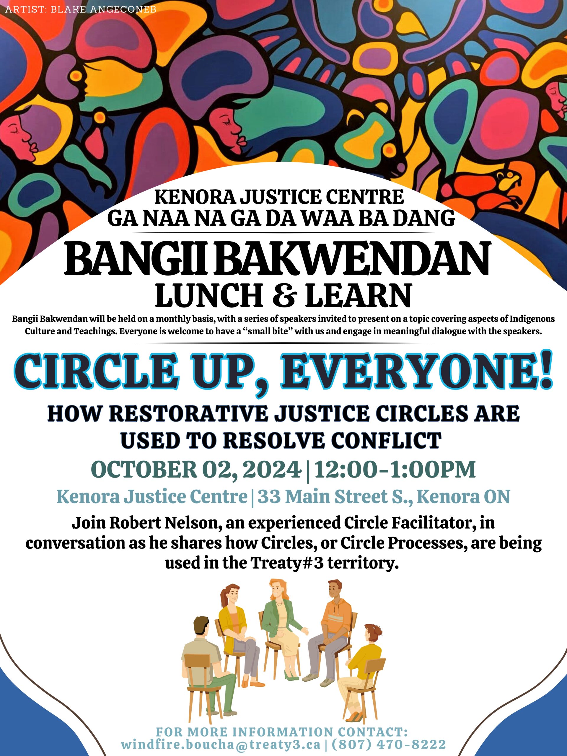 Kenora Justice Centre Lunch and Learn: Restorative Justice Circles