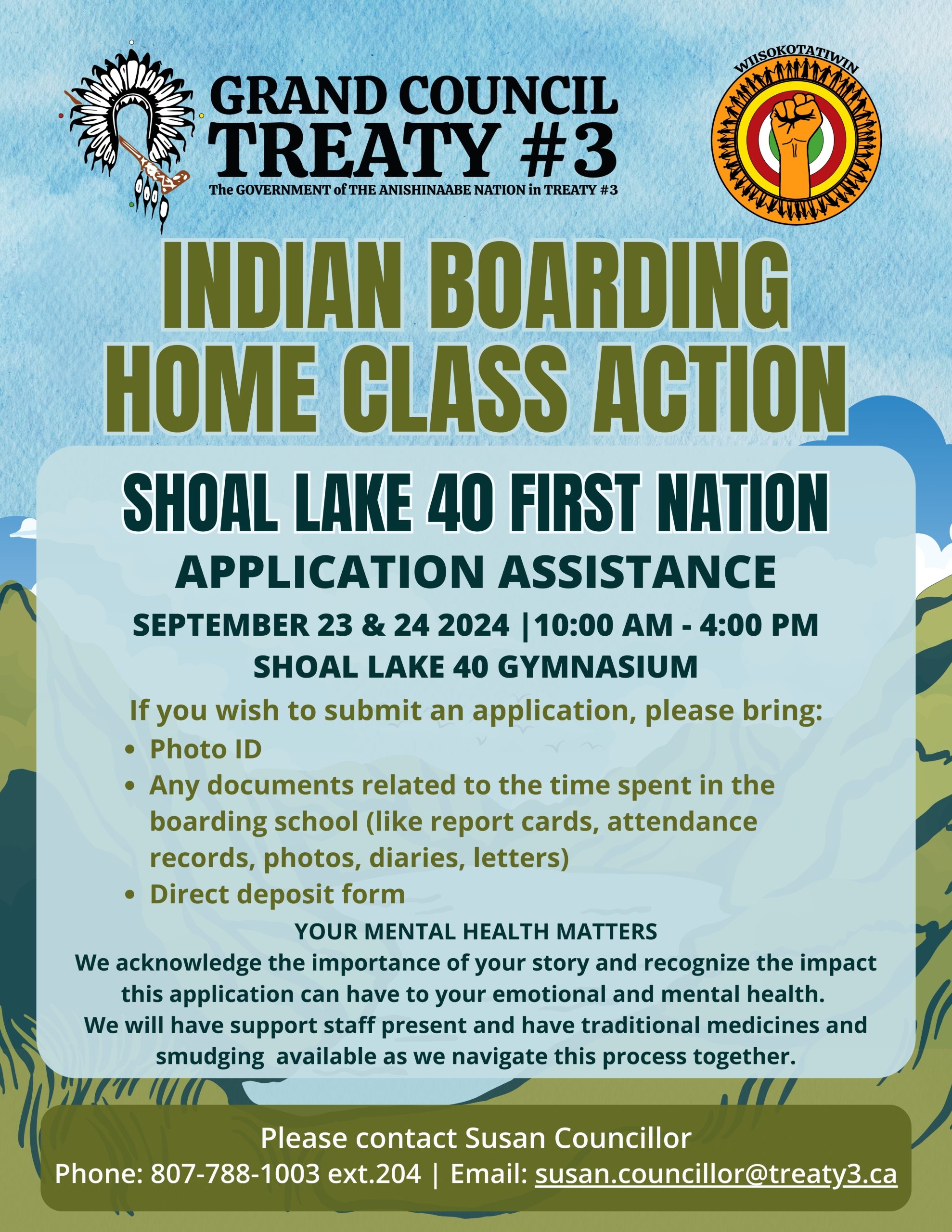 Indian Boarding Home Class Action Application Assitance (Shoal Lake 40)