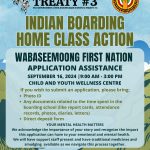 Indian Boarding Home Class Action Application Assitance (Wabaseemoong)