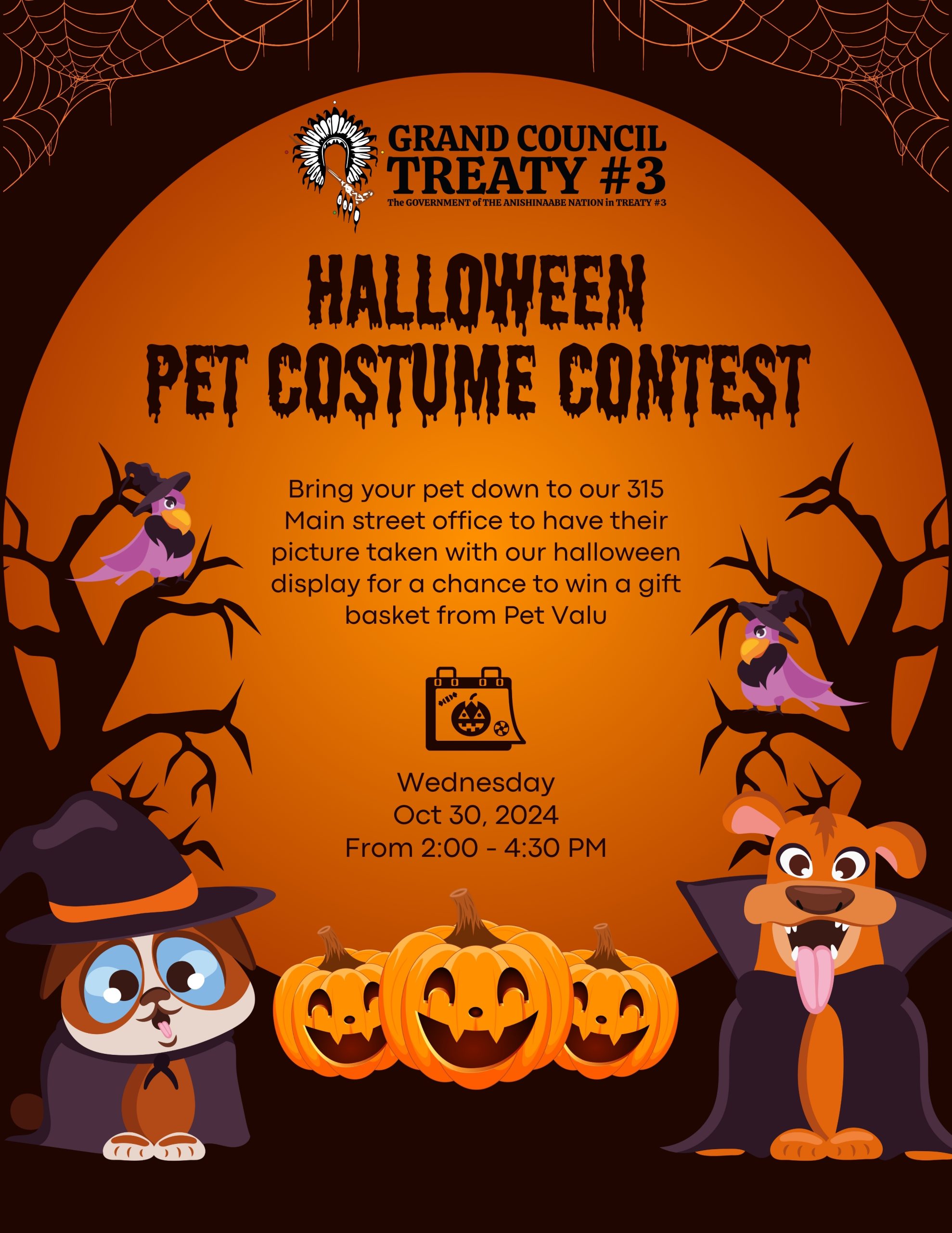 Grand Council Treaty #3 Halloween Pet Costume Contest