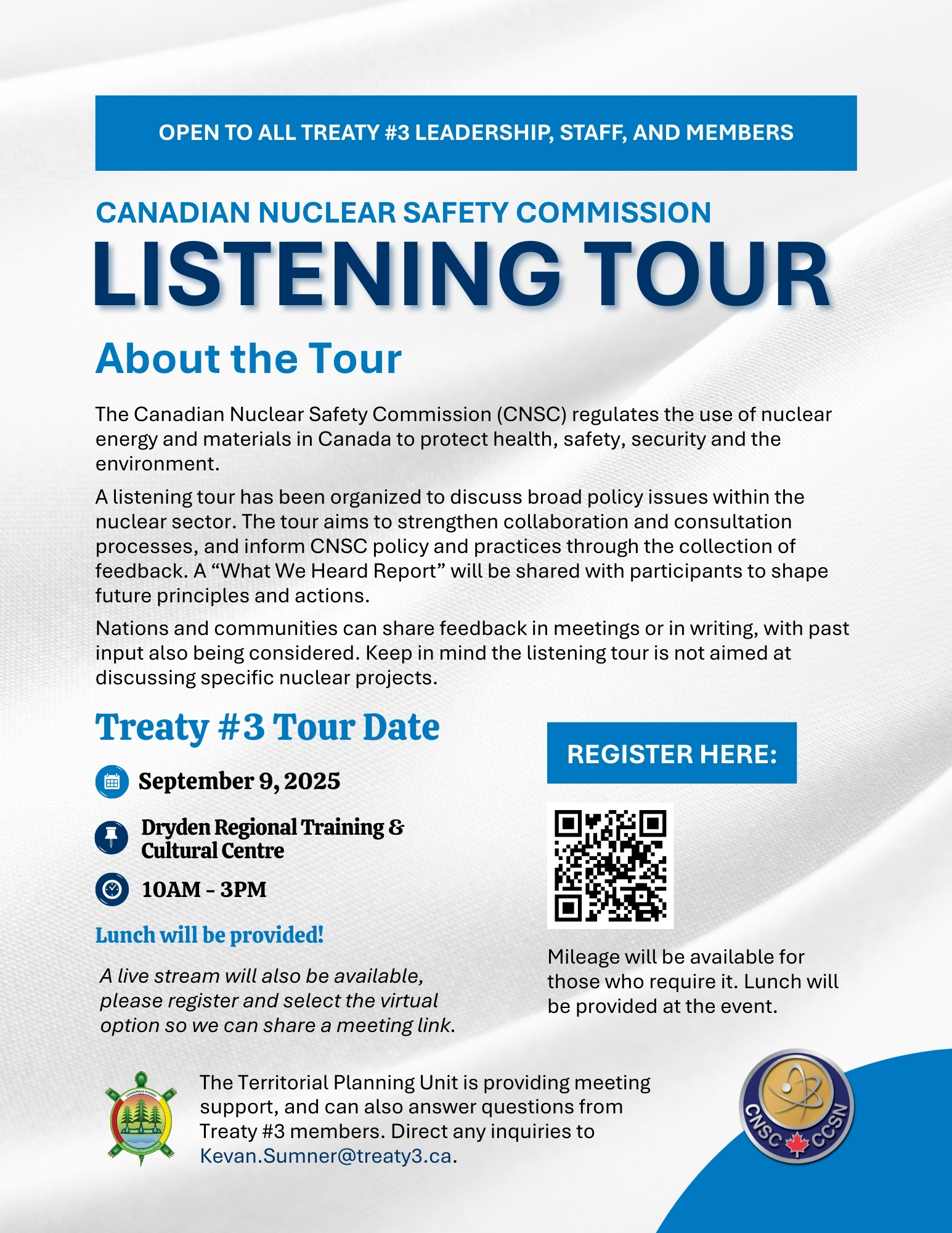 CNSC Listening Tour