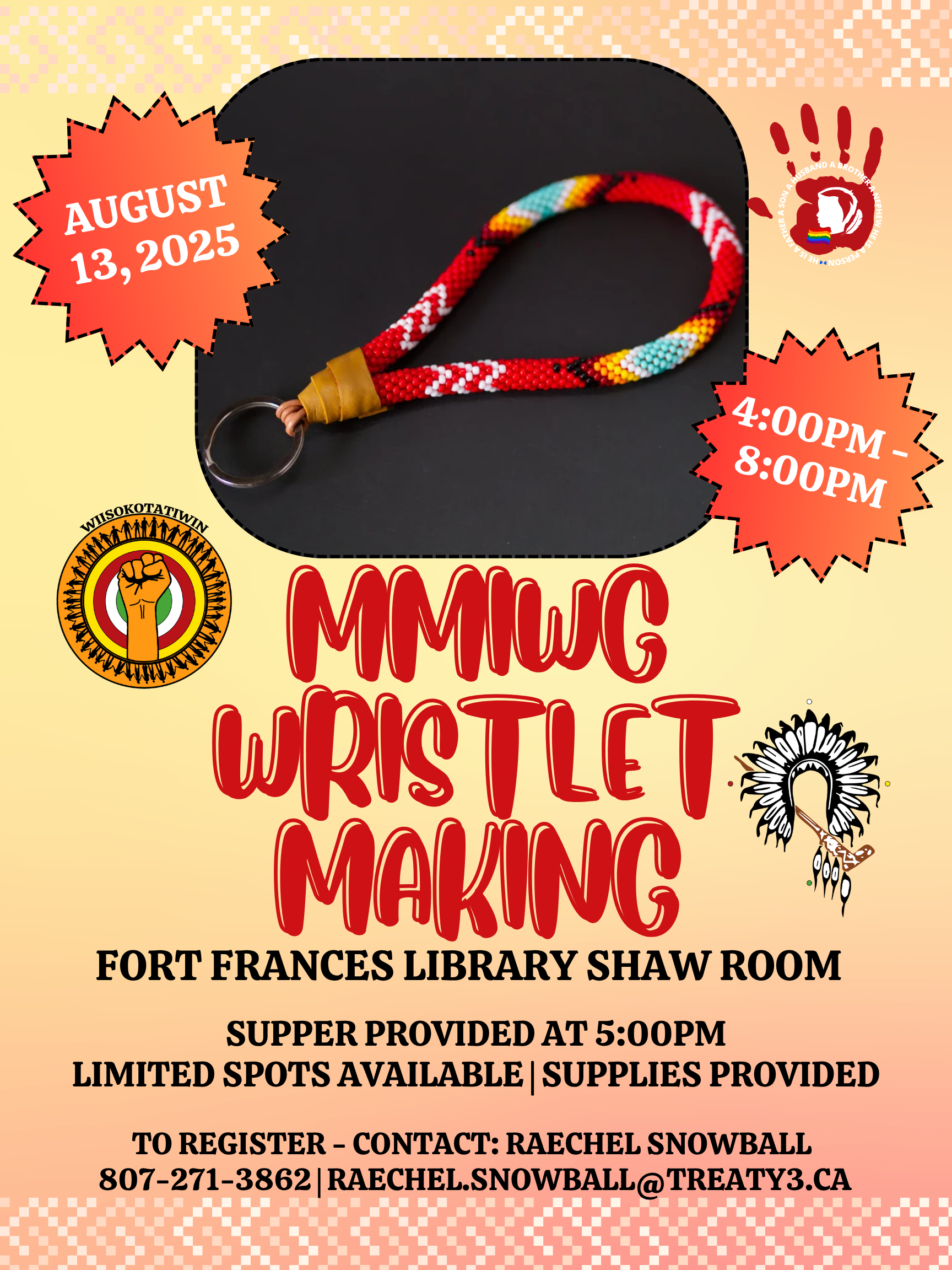 MMIWG Wristlet Making Workshop
