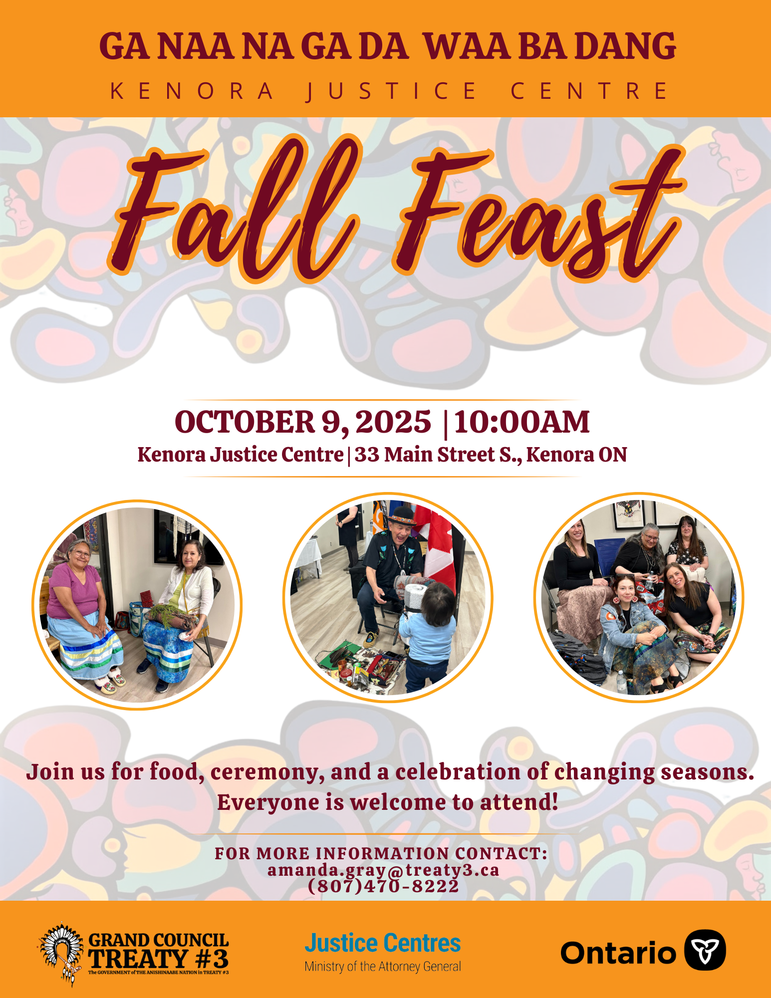 Kenora Justice Centre Fall Feast