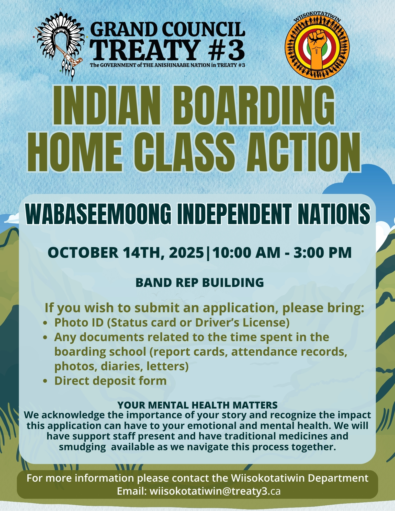 Indian Boarding Home Class Action Application Clinic